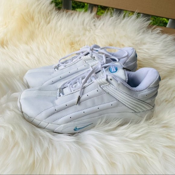 new Nike Air leather white sneakers cross trainer running shoes - Picture 2 of 15